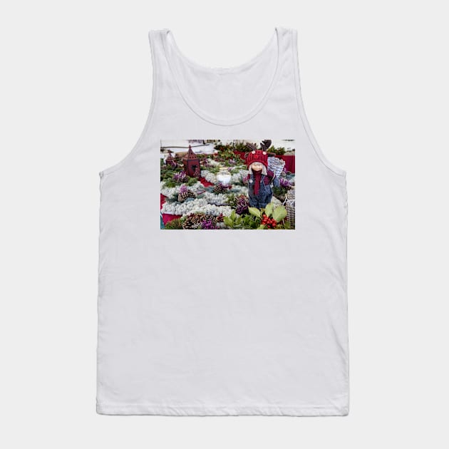 Street Market at Christmas Tank Top by Memories4you